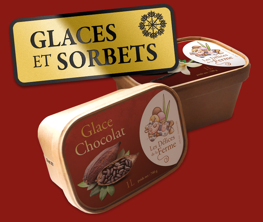 GLACES ET SORBETS EN BAC