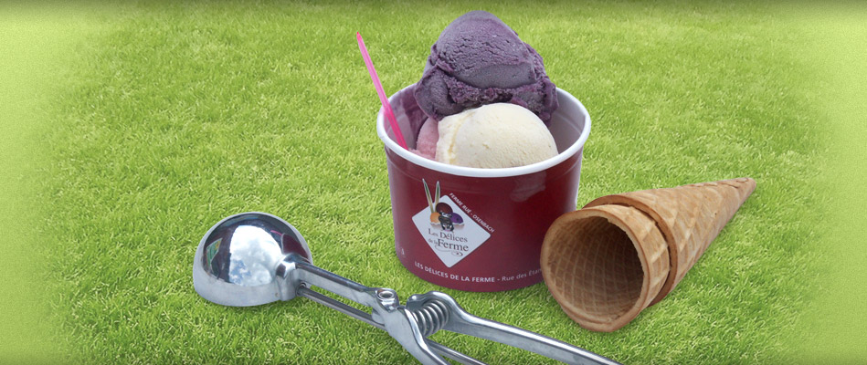 Glaces et sorbets des Délices de la Ferme