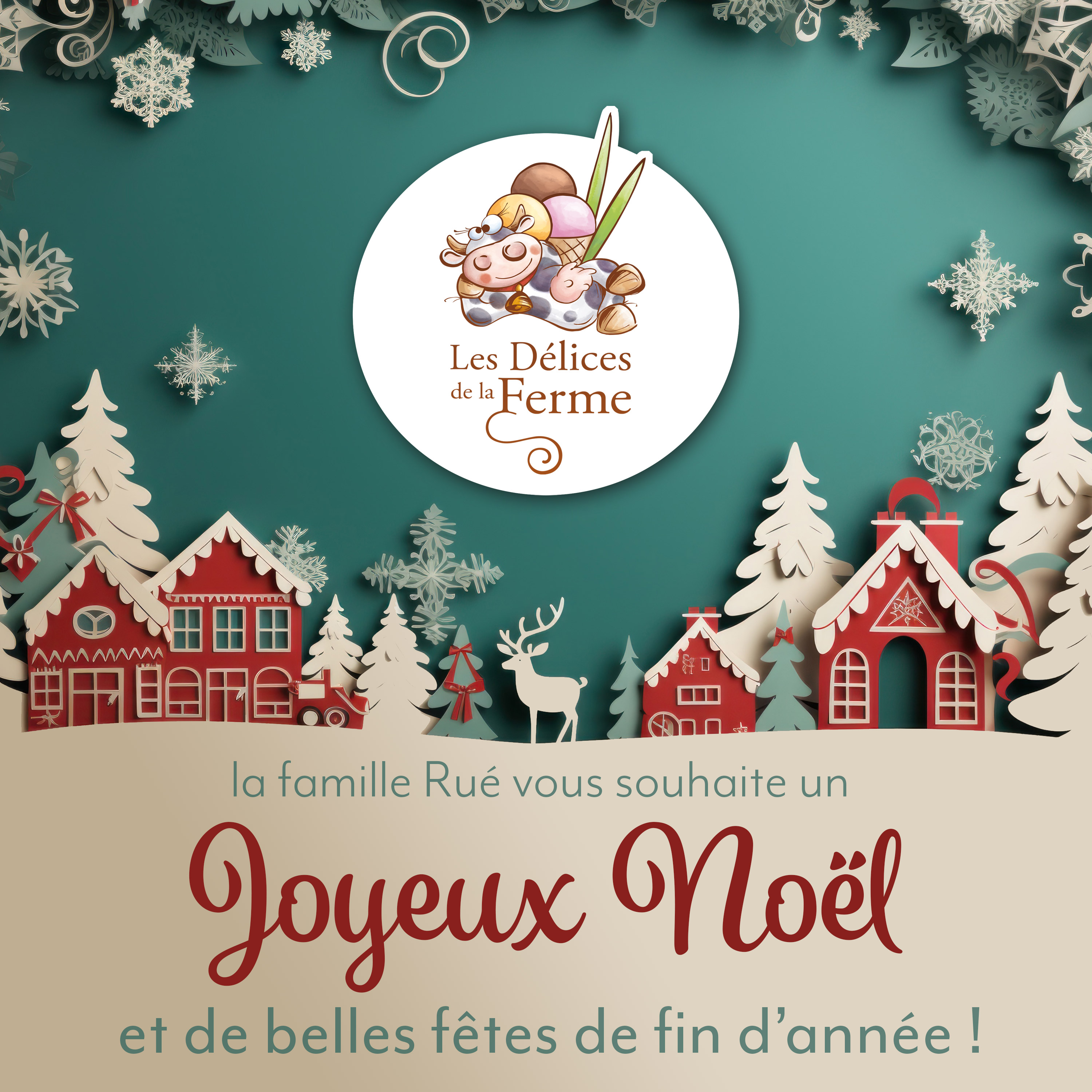 Belles fêtes de fin d'année - Délices de la Ferme